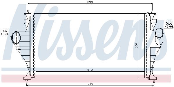 NISSENS, Intercooler, échangeur