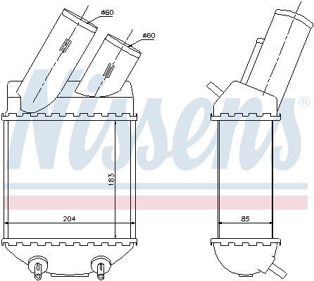 NISSENS, Intercooler, échangeur