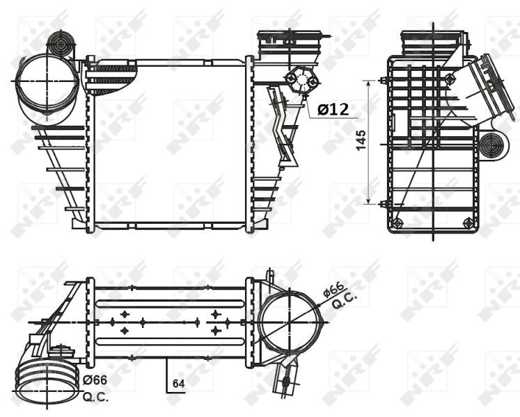 NRF, Intercooler, échangeur