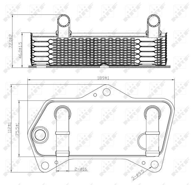 NRF, Radiateur d'huile de boîte automatique