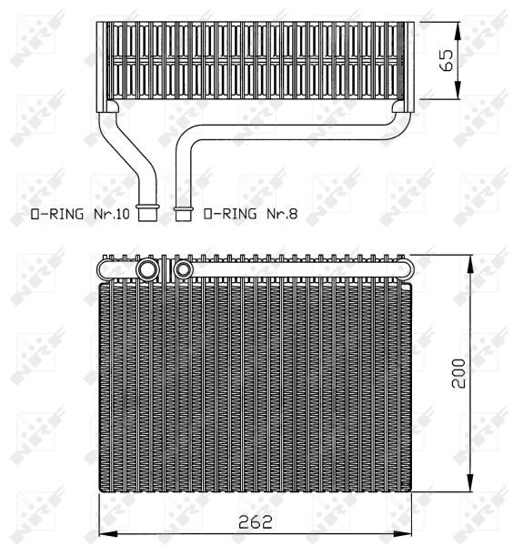 NRF, Évaporateur climatisation