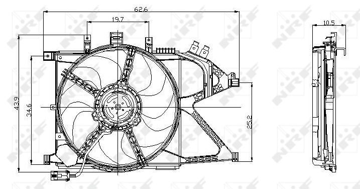 NRF, Ventilateur, refroidissement du moteur