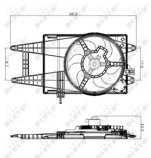 NRF, Ventilateur, refroidissement du moteur