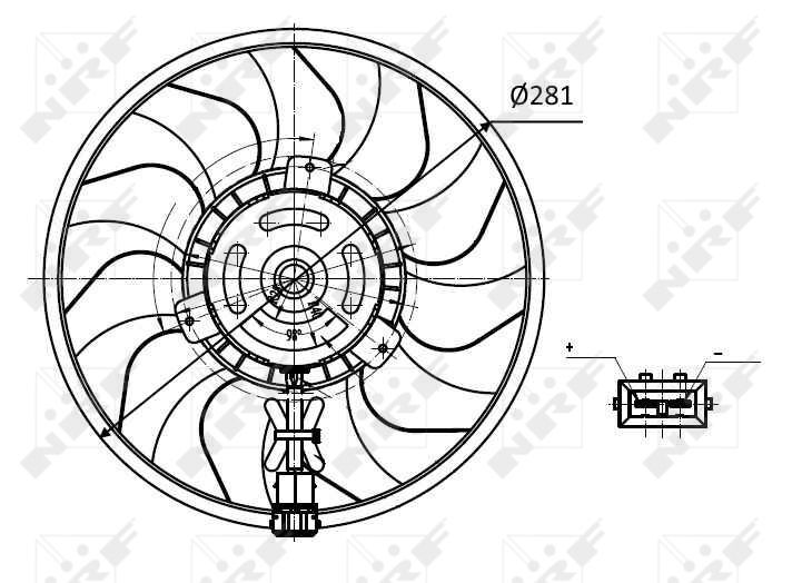 NRF, Ventilateur, refroidissement du moteur