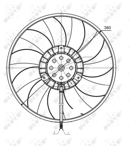 NRF, Ventilateur, refroidissement du moteur