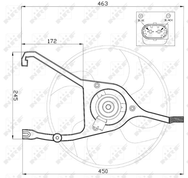 NRF, Ventilateur, refroidissement du moteur