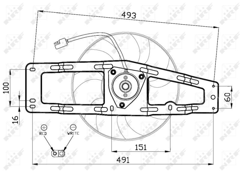 NRF, Ventilateur, refroidissement du moteur