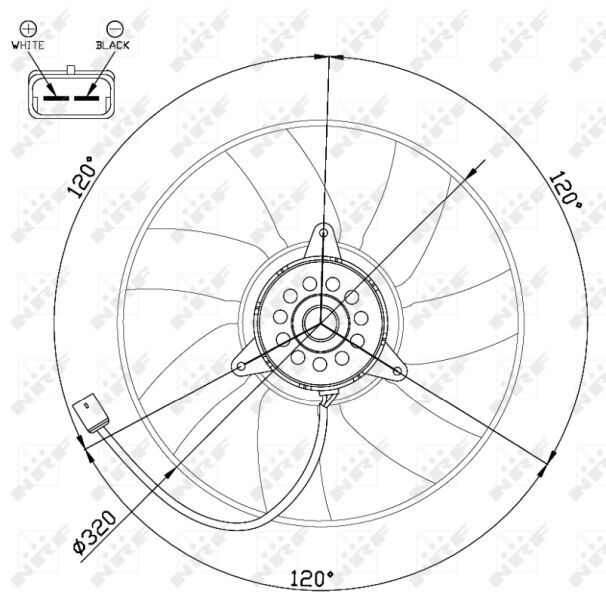 NRF, Ventilateur, refroidissement du moteur