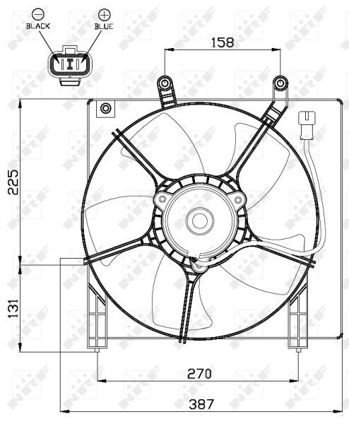 NRF, Ventilateur, refroidissement du moteur