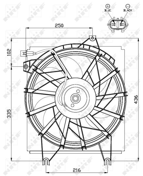 NRF, Ventilateur, refroidissement du moteur