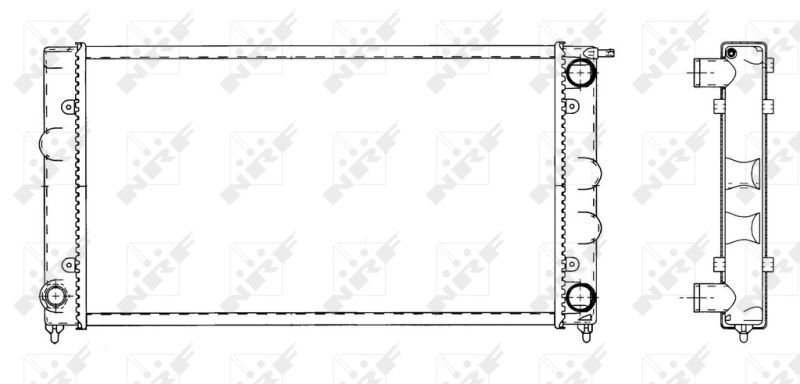 NRF, Radiateur, refroidissement du moteur