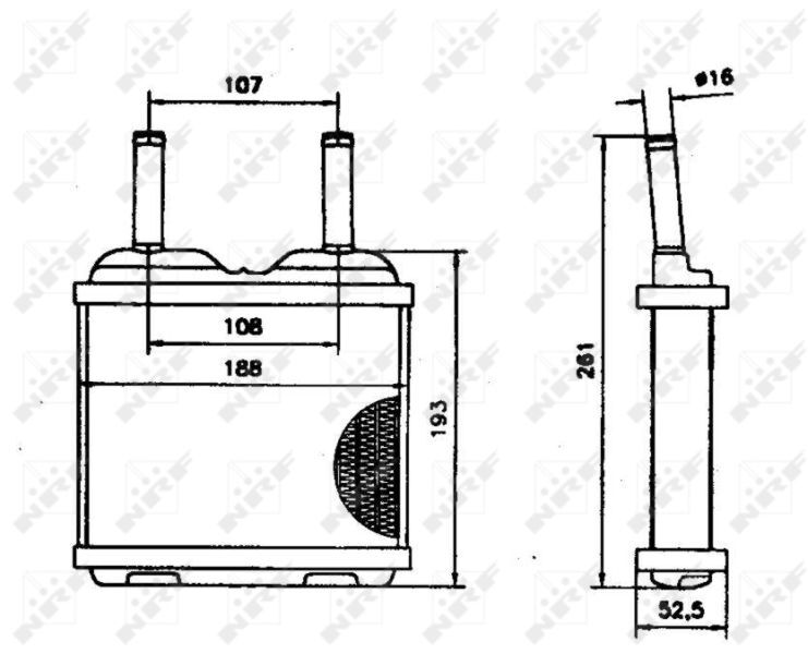 NRF, Système de chauffage