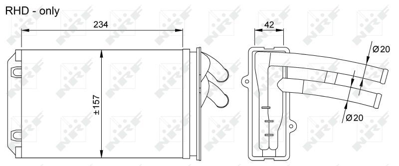 NRF, Système de chauffage