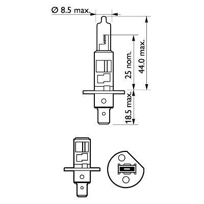 PHILIPS, Ampoule, projecteur longue portée