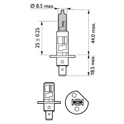 PHILIPS, Ampoule, projecteur longue portée