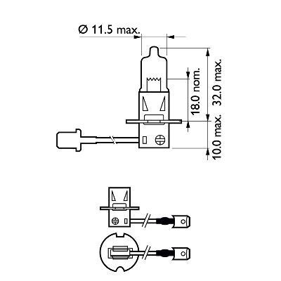 PHILIPS, Ampoule, projecteur longue portée