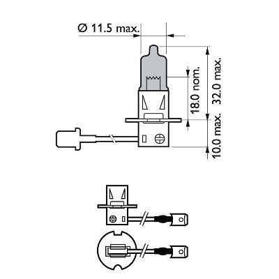 PHILIPS, Ampoule, projecteur longue portée