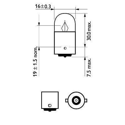 PHILIPS, Ampoule, feu clignotant