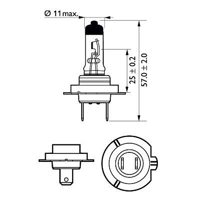 PHILIPS, Ampoule, projecteur longue portée