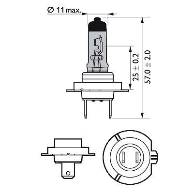 PHILIPS, Ampoule, projecteur longue portée