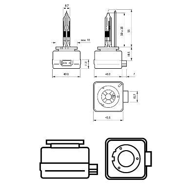 PHILIPS, Ampoule, projecteur longue portée