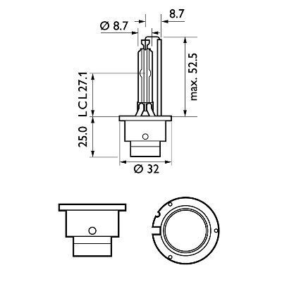 PHILIPS, Ampoule, projecteur longue portée