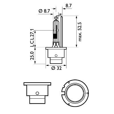 PHILIPS, Ampoule, projecteur longue portée