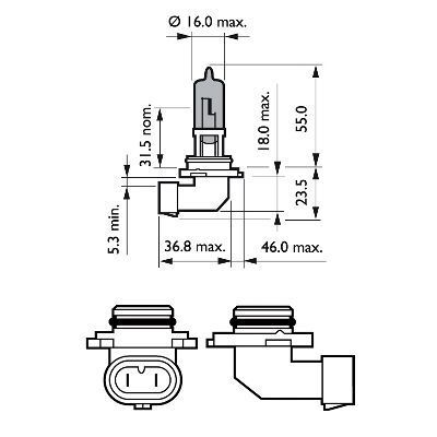 PHILIPS, Ampoule, projecteur longue portée