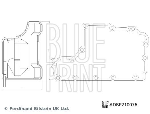 BLUE PRINT, Kit de filtre hydraulique, boîte automatique