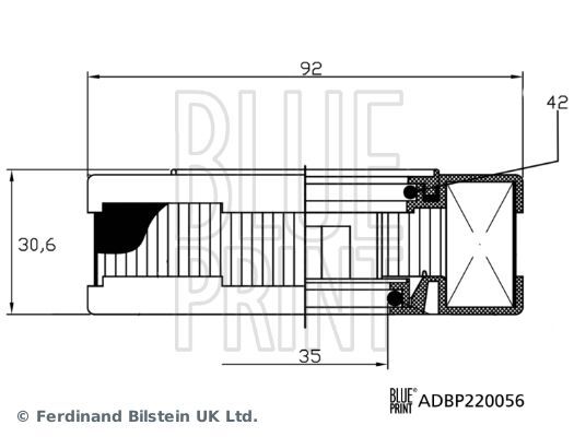 BLUE PRINT, Filtre, ventilation du carter-moteur