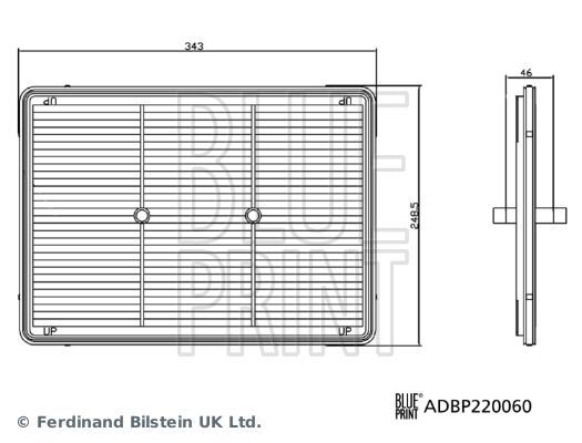 BLUE PRINT, Filtre à air