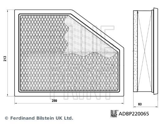 BLUE PRINT, Filtre à air