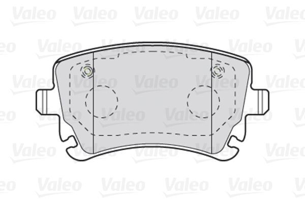 VALEO, Kit de plaquettes de frein, frein à disque