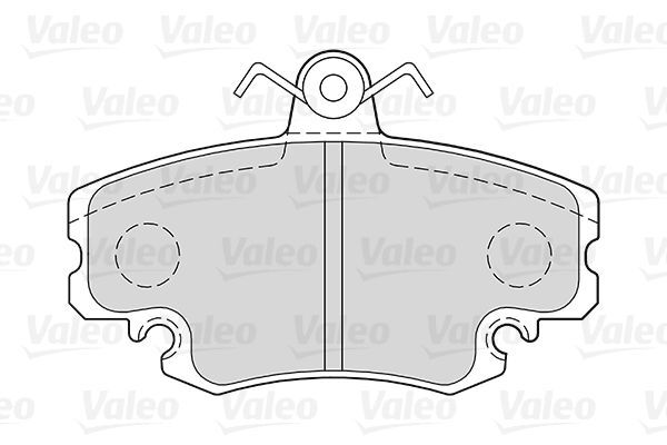 VALEO, Kit de plaquettes de frein, frein à disque