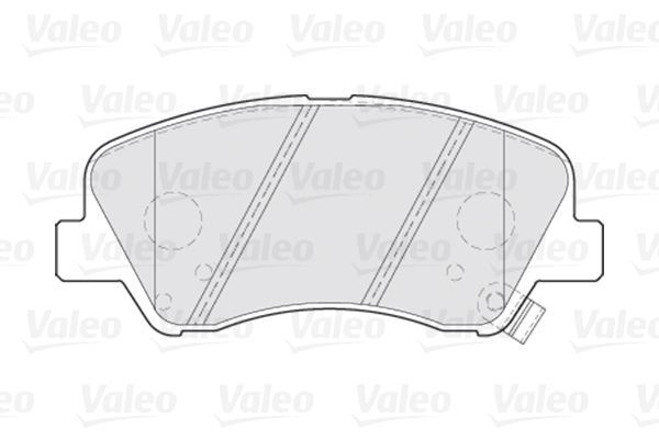 VALEO, Kit de plaquettes de frein, frein à disque