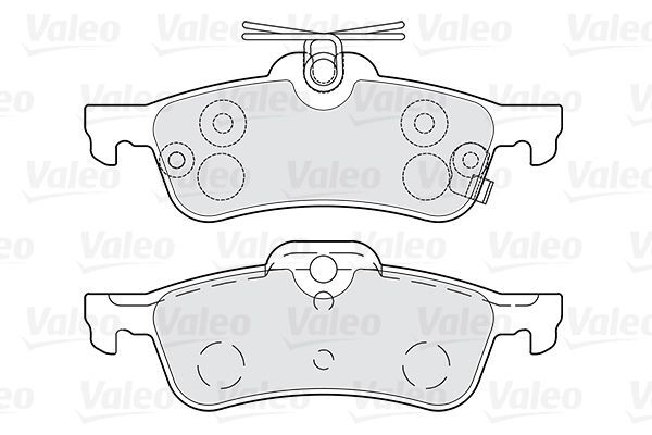 VALEO, Kit de plaquettes de frein, frein à disque