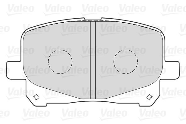 VALEO, Kit de plaquettes de frein, frein à disque