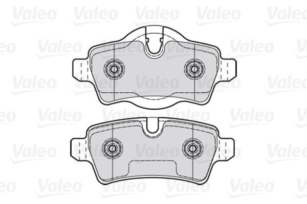 VALEO, Kit de plaquettes de frein, frein à disque