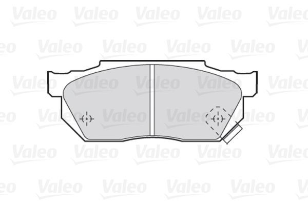 VALEO, Kit de plaquettes de frein, frein à disque