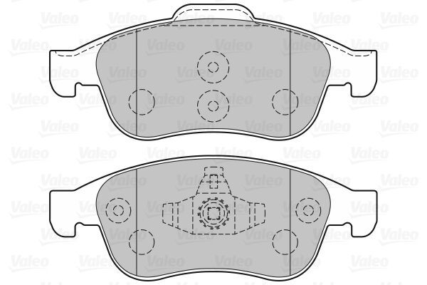 VALEO, Kit de plaquettes de frein, frein à disque