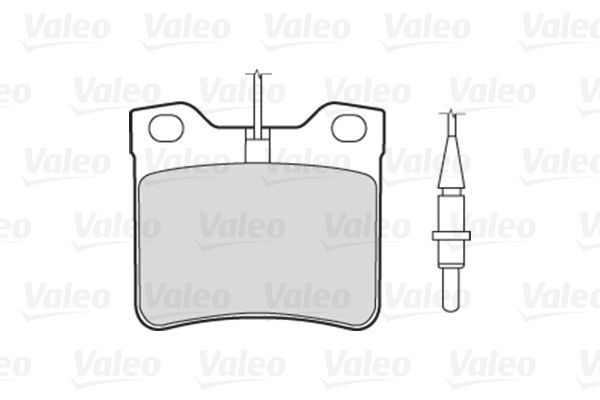 VALEO, Kit de plaquettes de frein, frein à disque