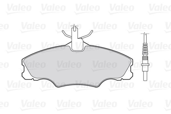 VALEO, Kit de plaquettes de frein, frein à disque