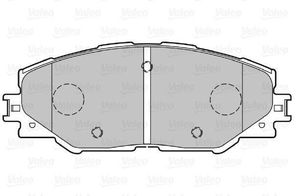 VALEO, Kit de plaquettes de frein, frein à disque