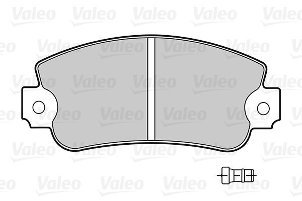 VALEO, Kit de plaquettes de frein, frein à disque