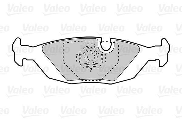 VALEO, Kit de plaquettes de frein, frein à disque