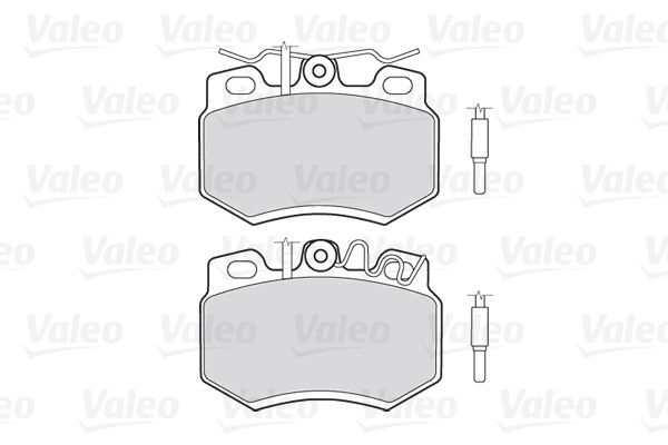 VALEO, Kit de plaquettes de frein, frein à disque