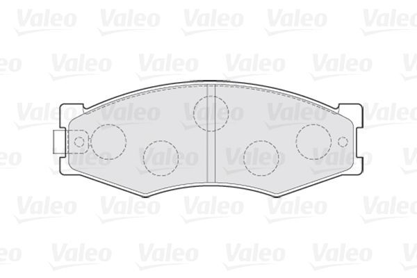 VALEO, Kit de plaquettes de frein, frein à disque