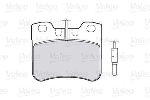 VALEO, Kit de plaquettes de frein, frein à disque