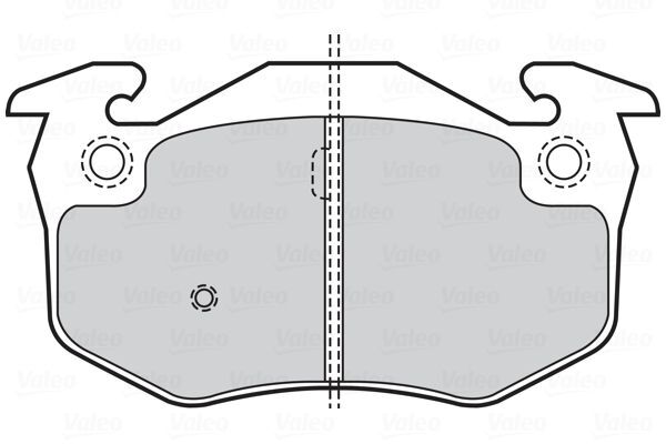 VALEO, Kit de plaquettes de frein, frein à disque
