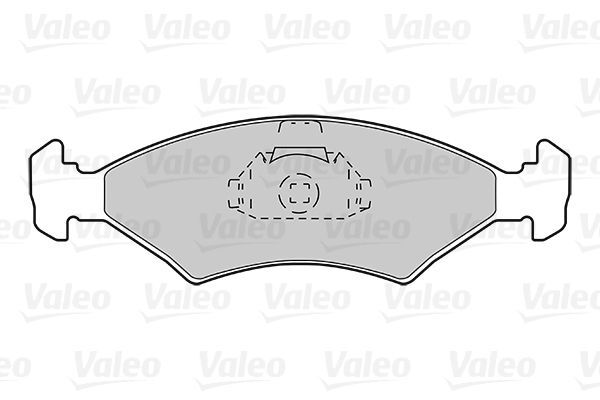 VALEO, Kit de plaquettes de frein, frein à disque